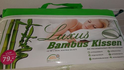 Bambus Kissen Luxusausführung